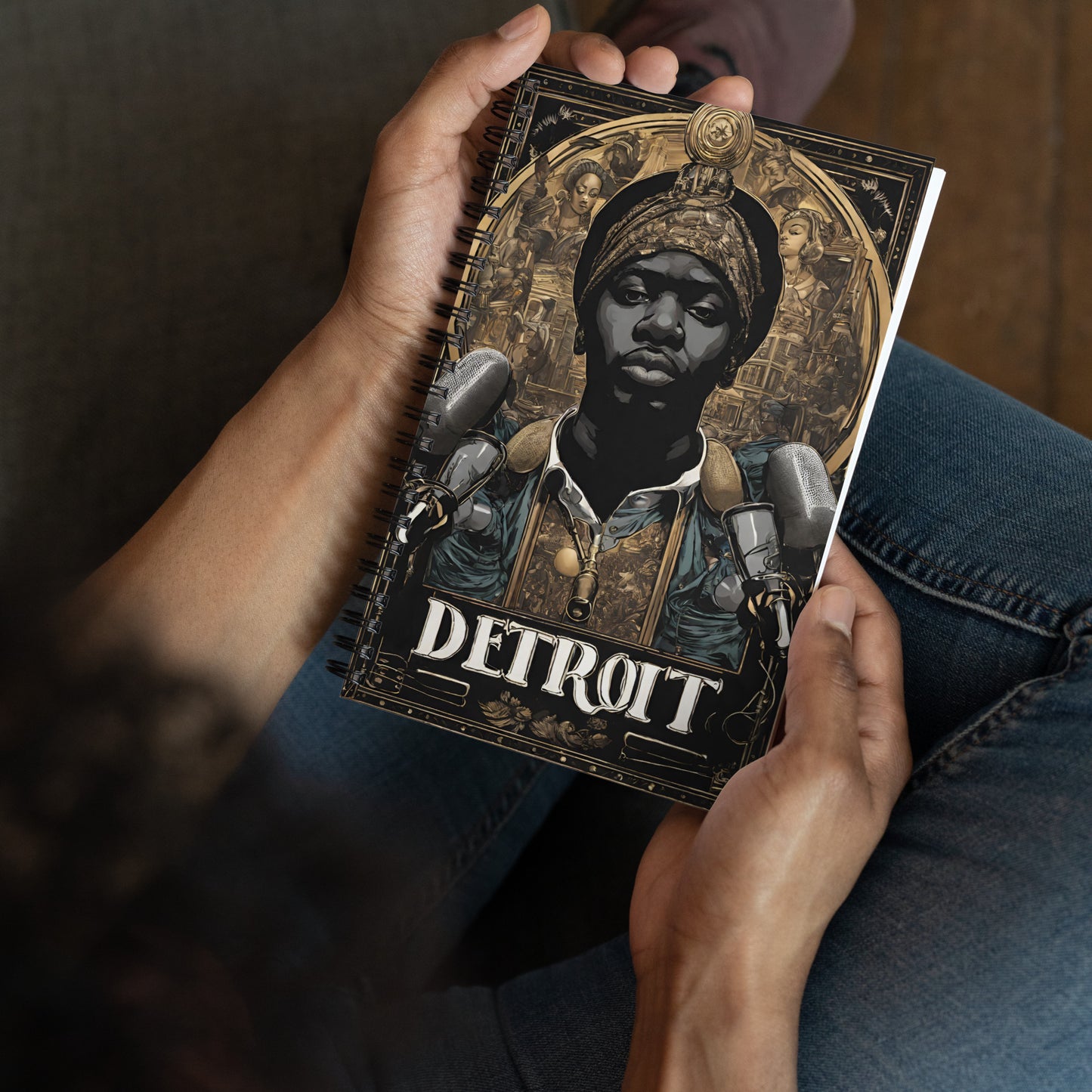 "Detroit" Spiral notebook