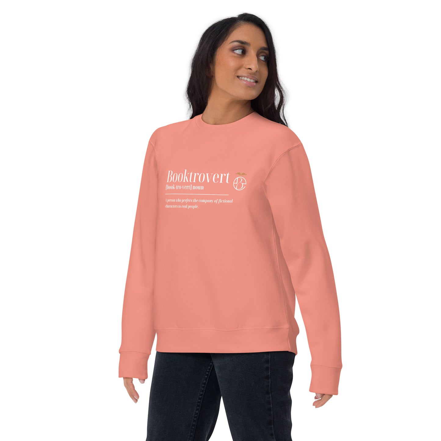 "Booktrovert" Unisex Premium Sweatshirt